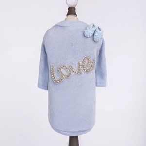 Baby Love Dog Sweater by Hello Doggie in Medium